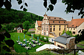 Kloster Bronnbach im Taubertal, Wertheim, Baden-Württemberg, Deutschland