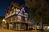 Hereford, High Town, Old House, timber-framed building, built in 1621, museum of daily life in Jacobean times, Herefordshire, UK