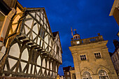 Ludlow, timber-framed building, Town Hall, Shropshire, UK