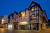 Shrewsbury, Pride Hill, timber-framed building, typical buildings, Shropshire, UK