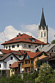 Novo Mesto, old town, Chapter Church of St Nicolas, Slovenia