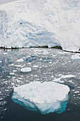 Views of the scenic Lemaire Channel on the west side of the Antarctic peninsula in Antarctica
