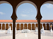 Sephardic memorial courtyard ralli art museum caesarea. Israel.