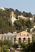 Church of all nations gethsemane mount of olives jerusalem. Israel.