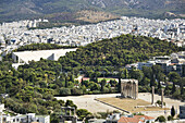 Temple of Olympian Zeus, Athens. Greece