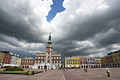 Zamosc - the Town Hall in the Market Place