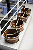 bucket, buckets, polar ship museum, oslo, norway