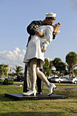 Statue called Unconditional Surrender Sarasota Bayfront Park
