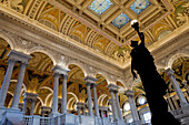 Atrium of the Library of Congress, Washington DC, USA