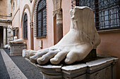 Statue of Constantine, Palazzo dei Conservatori, Capitoline Museums, Rome, Italy