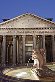 Pantheon and Piazza della Rotunda/Piazza del Rotonda, Rome, Italy