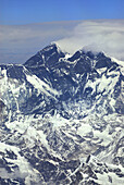 Mount Everest 8848 m from above  Nepal