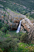 La Cimbarra fall natural area. La Cimbarra fall natural area. Jaén province, Spain. Jaén province, Spain