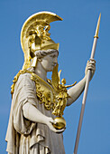 Austria, Vienna, Parliament statue
