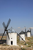 Spain, Castilla La Mancha, Consuegra, windmills