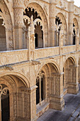 Portugal, Lisbon, Belém, Mosteiro dos Jeronimos monastery, cloister