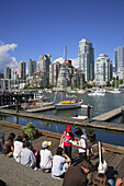 Canada, British Columbia, Vancouver, False Creek, skyline