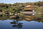 Japan, Kansai, Kyoto, Kinkakuji Temple, Golden Pavilion