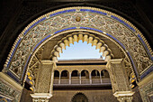 Patio de las Damas (Courtyard of the Maidens), Reales Alcazares, Sevilla. Andalucia, Spain