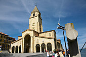 San Pedro Church. Gijon. Asturias, Spain