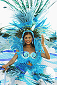 Carnival Queen at Panamá city Carnival, Panamá City, Rep.of Panamá, Central America. 2006