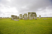 Stonehenge circle. Salisbury plain, Southern England. UK