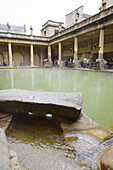 Roman baths, Bath. Avon, England, UK