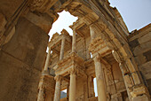 Celsus Library from Mazeus and Mithridates Gate, Ephesus, Turkey