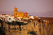 St Peters church, Arcos de la Frontera. Pueblos Blancos (white towns), Cadiz province, Andalucia, Spain