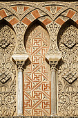 Detail of an exterior wall of the Great Mosque, Cordoba. Andalusia, Spain