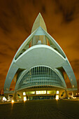 Palace of Arts Reina Sofia by S. Calatrava, City of Arts and Sciences, Valencia. Comunidad Valenciana, Spain