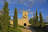 Homenaje Tower  Monasterio de Piedra  Nuevalos  Zaragoza province  Aragon  Spain