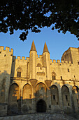 Papal Palace Palais des Papes  Avignon  Vaucluse  Provence-Alpes-Côte dAzur  Rhone valley  Provence  France