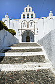 Church, Greece, Island, Santorini, Stairway, Thera, Thira, To, N45-764400, agefotostock