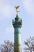 Génie de la Liberté, at the top of the Column of July in Bastille Square, Paris, France