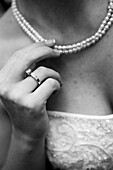 Accessories, Accessory, Adult, Adults, b&w, black-and-white, bride, brides, Close up, Close-up, Closeup, Contemporary, detail, details, Dress, Dressed up, Dresses, elegance, Elegance, elegant, Elegant, Engagement ring, Engagement rings, Female, Feminine, 