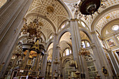 Interior de la Catedral de Puebla Mexico