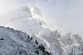 Rila mountains, snow-covered peaks, Bulgaria