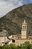 Iglesia de Ntra. Sra. de Las Nieves (gótico renacentista - siglo XVI - año 1574); Miravete de la Sierra; comarca del Maestrazgo; Teruel; Aragón; España