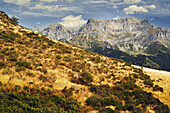Macizo Occidental de los Picos de Europa desde el Collado Viejo. Castilla León. España.