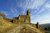 And, Castle, Church, De, La, Maria, Mayor, Province, Rioja, San, Santa, Sonsierra, Spain, Vicente, S51-760987, agefotostock