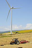 Wind turbine, Zahara de los Atunes, Andalusia, Spain