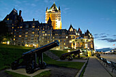 Quebec City, Canada - Chateau Frontenac at night
