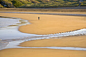 Brittany, Belle-Ile, wild coast : beach of Donnant