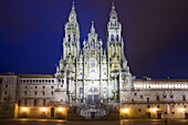 Cathedral, Santiago de Compostela. La Coruña province, Galicia, Spain