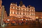 Place des Terreaux, HG Rathaus, Hotel de Ville , Lyon, Region Rhone Alps, Frankreich