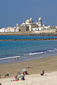 Europe, Spain, Andalucia, cadiz, cathedral waterfront
