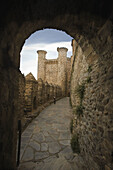 Ruinas del castillo Templario siglo XII y XIII, Ponferrada. León . España