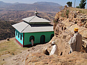 ETHIOPIA  Debre Damo monastery  Tigray   Chapel marking the spot where Za Mikail is said to have arrived on the mesa