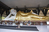 Myanmar  The reclining Buddha, built by the Japanese after World War II, Myitkyina, a largely Kachin community in north Burma near the Chinese border